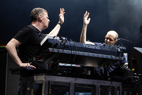 photos of The Chemical Brothers by Robert Redfield