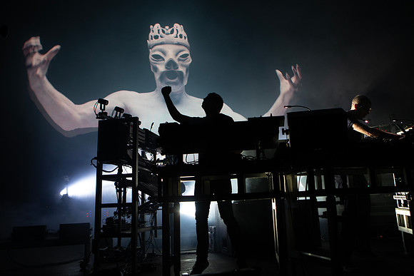 photos of The Chemical Brothers by Robert Redfield