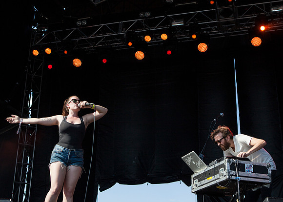 photos of Sylvan Esso by Robert Redfield