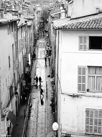 Aix Rainy Street