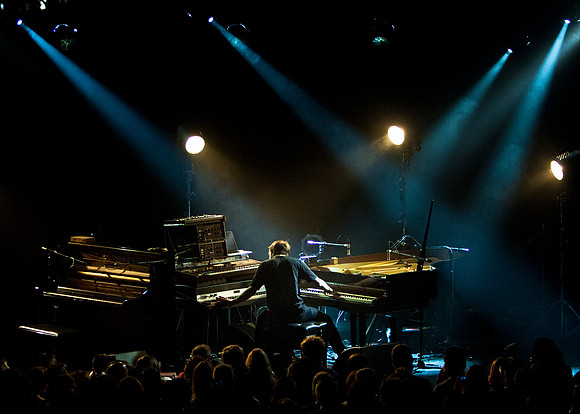 Nils Frahm photos by Robert Redfield