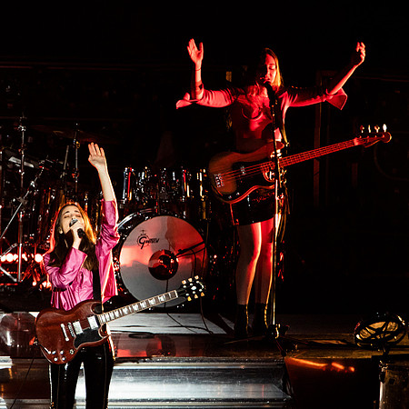 photos of Haim by Robert Redfield